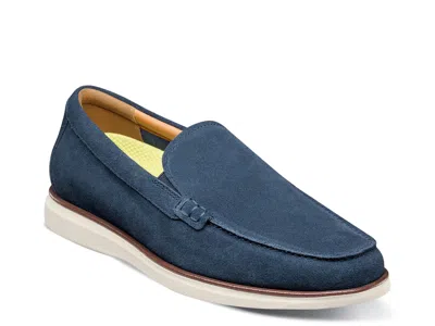 Florsheim Tropics Venetian Moc Toe Loafers In Blue