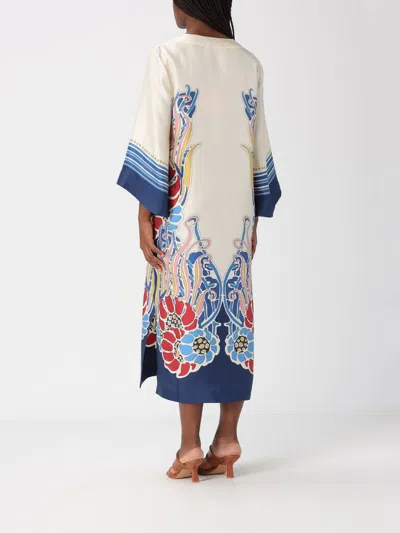 La Doublej Printed Dress In White