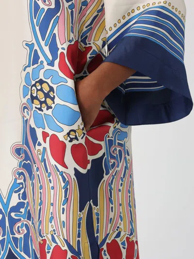 La Doublej Printed Dress In White