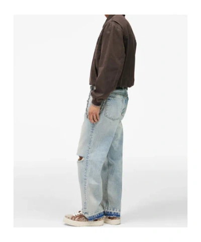 Represent Roscoe Logo Detail Cotton Canvas Bomber Jacket In Brown