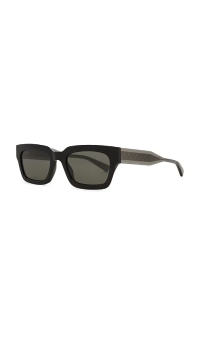 Gucci G Monogram Rectangular Sunglasses In Black