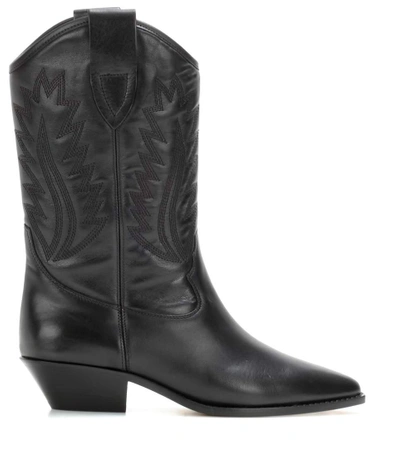 Shop Isabel Marant Étoile Dallin Leather Boots