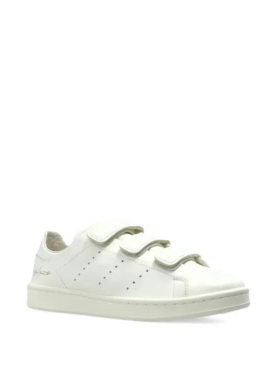 Y-3 Triple Strap Leather Sneakers In Multi