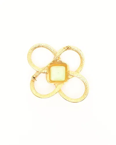 Chanel Flower Brooch In Multi