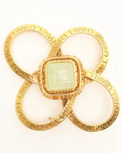 Chanel Flower Brooch In Multi
