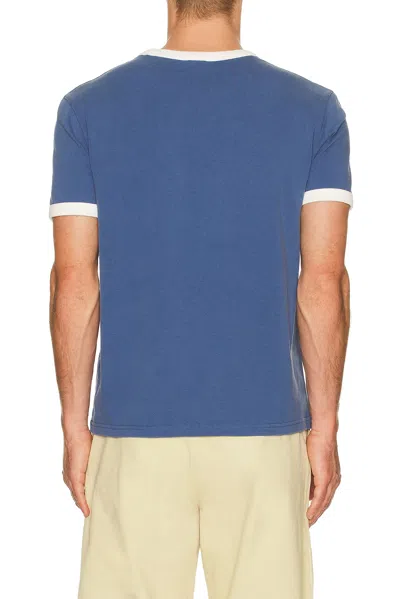 A.p.c. Contrast T-shirt In Blue