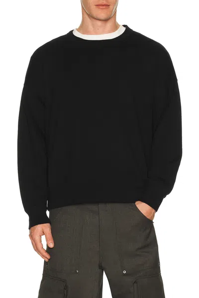 Visvim Jumbo Sb Long Sleeve Sweatshirt In Black