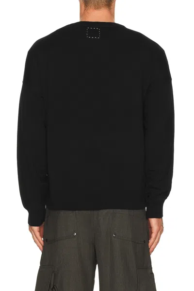 Visvim Jumbo Sb Long Sleeve Sweatshirt In Black