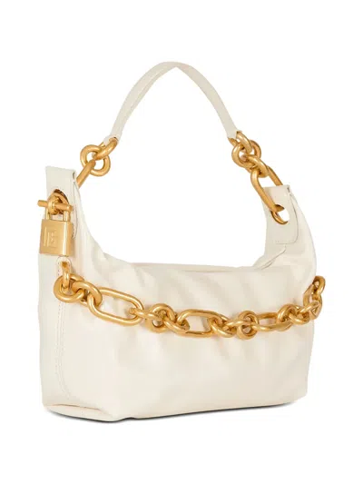 Balmain Medium Sync Shoulder Bag In Neutral