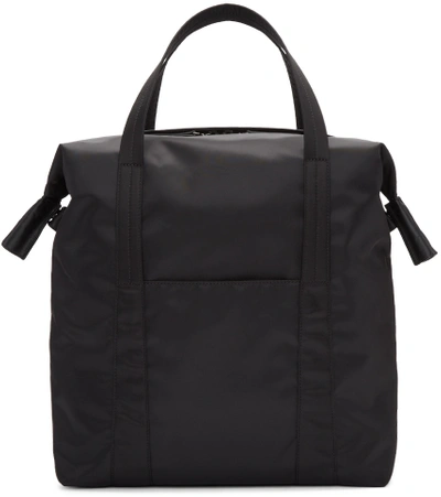 Shop Maison Margiela Black Nylon Tote Bag