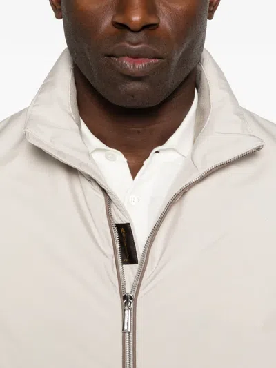 Moorer Zip Jacket In Neutral
