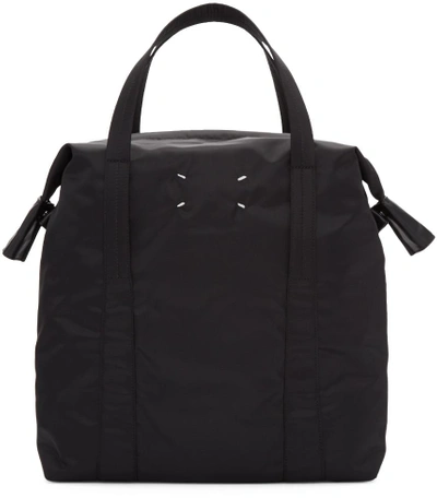 Shop Maison Margiela Black Nylon Tote Bag