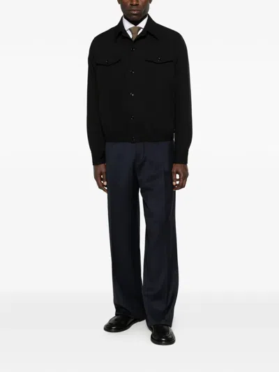 Lardini Buttoned Pocket Jacket In Black