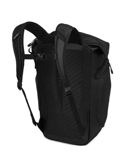 Osprey Logo-detail Zipped Backpack In Black