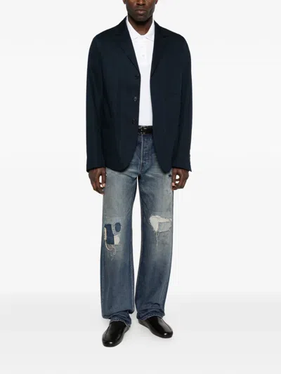 Givenchy Cotton Blazer In Blue