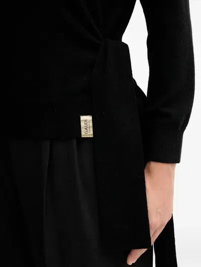 Gaudì Turtleneck Sweater In Black