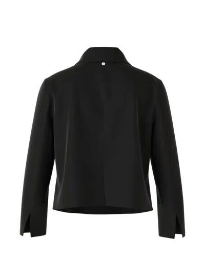 Marccain Button-up Jacket In Black