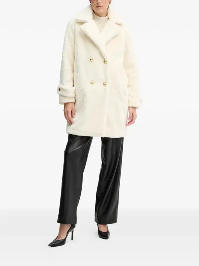 Gaudì Buttoned-cuff Coat In Neutral