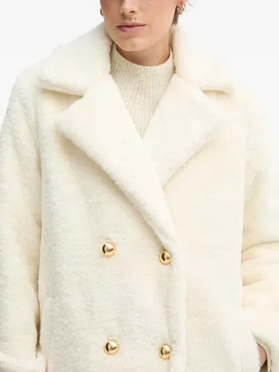 Gaudì Buttoned-cuff Coat In Neutral