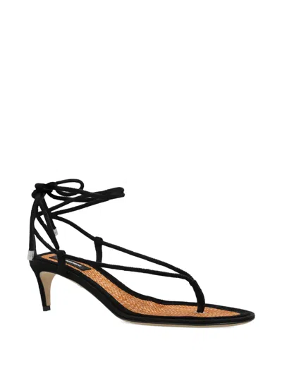 Dsquared2 Tie Ankle Strap Sandal In Multi