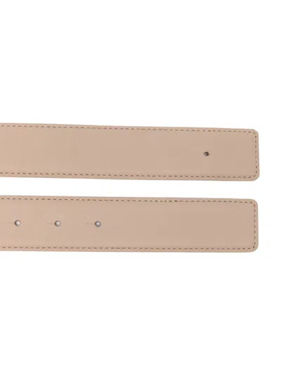 Santoni Leather Belt In Brown