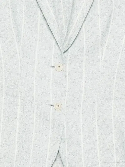 Eleventy Striped Blazer In Multi