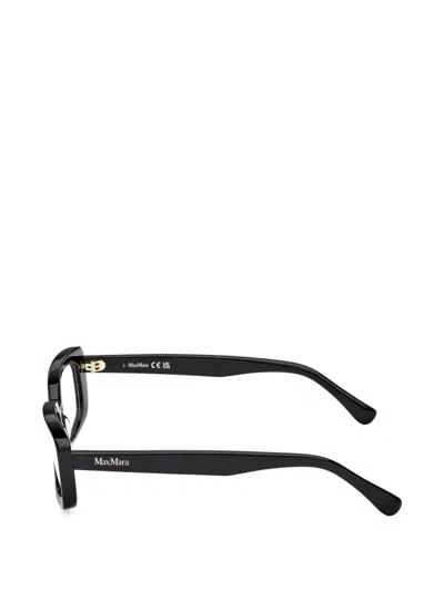 Max Mara Eyewear Square Frame Glasses In Black