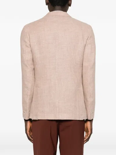 Eleventy Single-breasted Blazer In Neutral