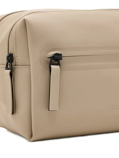 Rains Zip-fastening Wash Bag In Nude