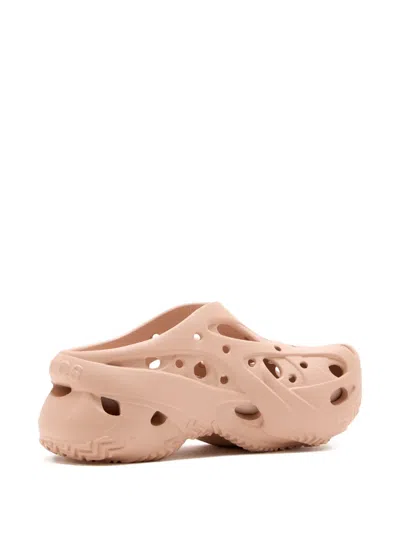 Crocs Caged Mules In Pink