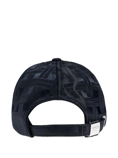 Kenzo Patterned Cap In Blue