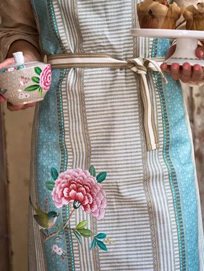 Pip Studio Blushing Birds Apron In Neutral