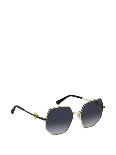 Marc Jacobs Geometric-frame Sunglasses In Blue