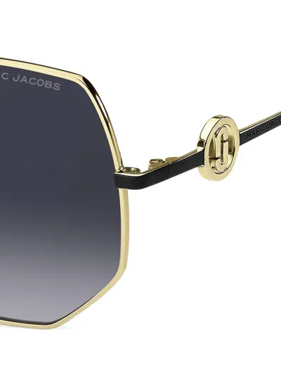 Marc Jacobs Geometric-frame Sunglasses In Blue