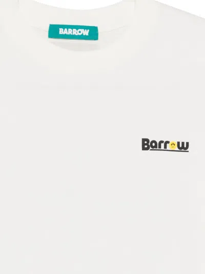 Barrow Printed T-shirt In White