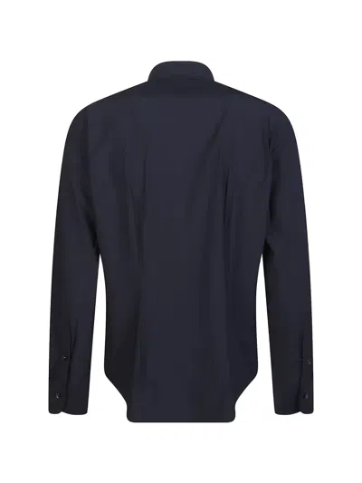 Orian Long-sleeve Buttoned Shirt In Blue
