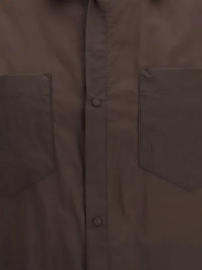Herno Technical Shirt In Brown