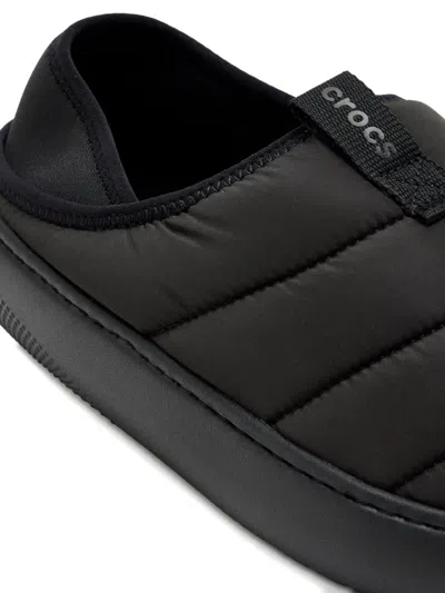 Crocs Quilted Mules In Black