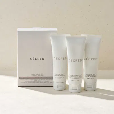 Cecred Double Cleanse Kit With Moisturizing Deep Conditioner