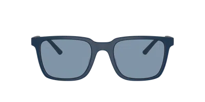 Oliver Peoples X Roger Federer Mr. Federer 55mm Rectangular Sunglasses In Blue