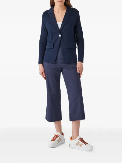 Gran Sasso Single-button Notched-lapel Jacket In Blue