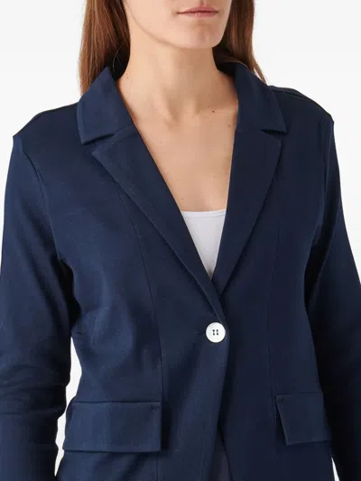 Gran Sasso Single-button Notched-lapel Jacket In Blue