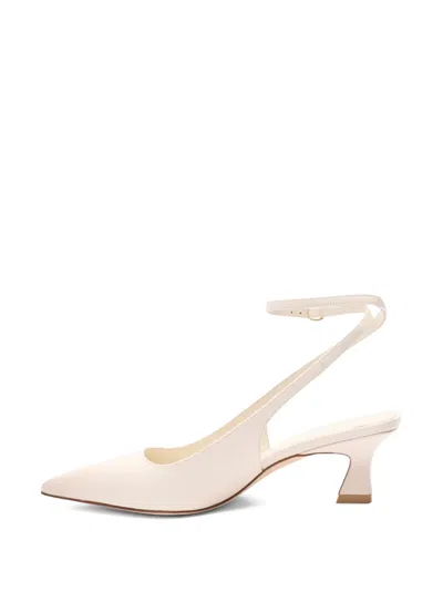 Stuart Weitzman Vinnie Back Strap Pump In Neutral