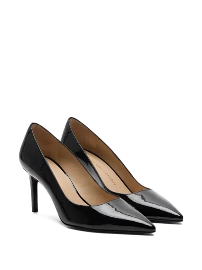 Stuart Weitzman Pointed-toe Pumps In Black