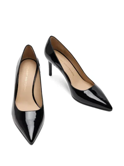 Stuart Weitzman Pointed-toe Pumps In Black