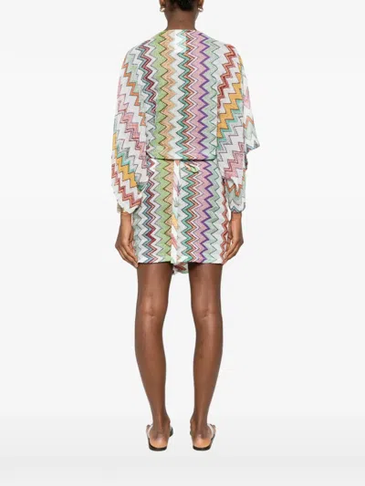 Missoni Zigzag-pattern Blouse In Multi