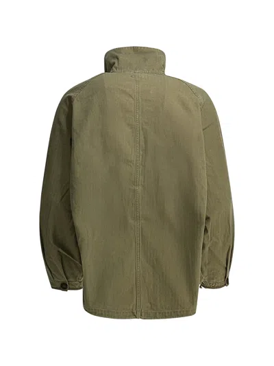Kapital Nickle Multi-pocket Jacket In Green