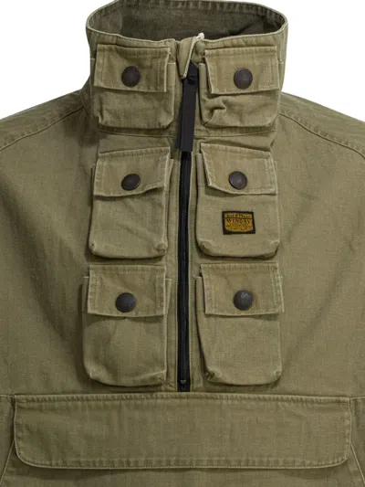 Kapital Nickle Multi-pocket Jacket In Green