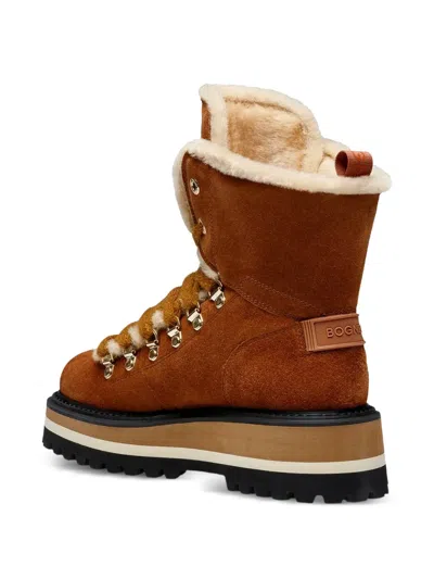 Bogner Lace-up Boots In Brown