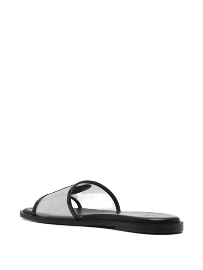 Msgm Logo Mules In White